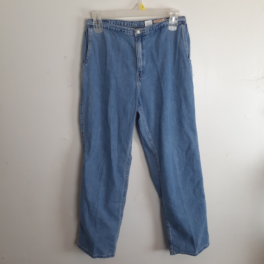 Levi's Vintage Y2K 90s Mom Jeans High Waisted Straight Leg Light Wash Baggy